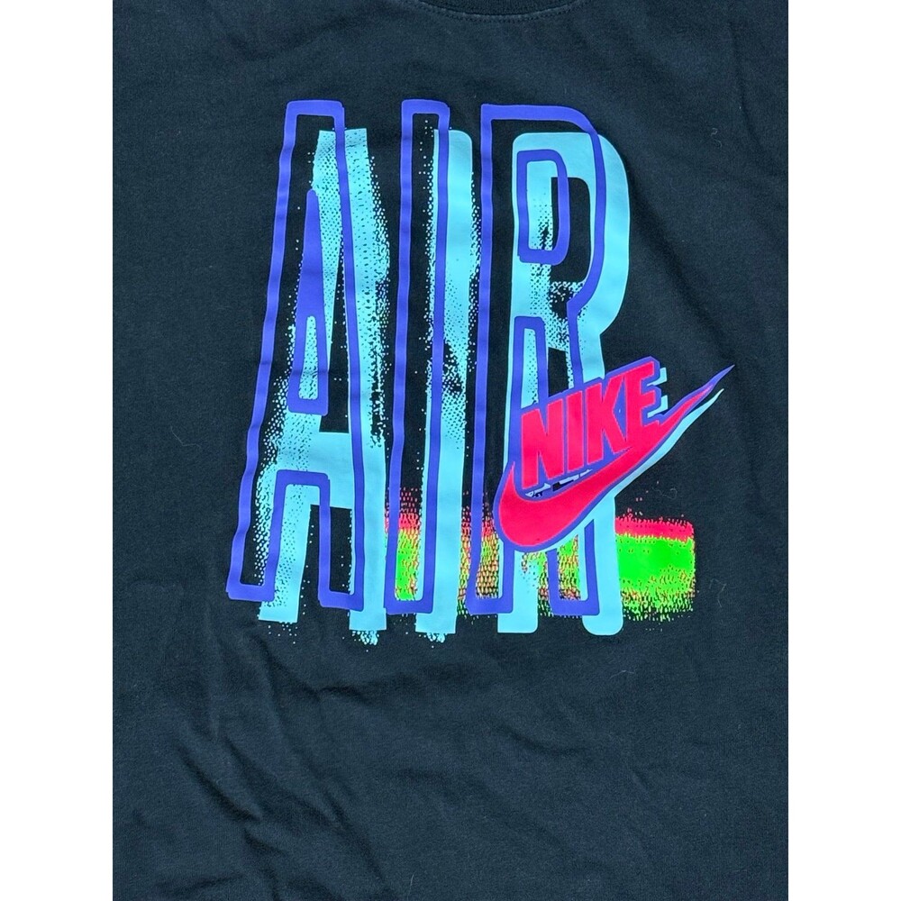 Nike Air Dept Of Archives Official Reissue Mens Medium Nike Air Black T‎ Shirt